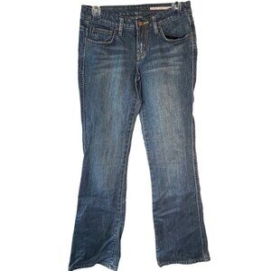 Buffalo Jeans David Bitton Pink-X blue bandana material wide leg waist 27" READ